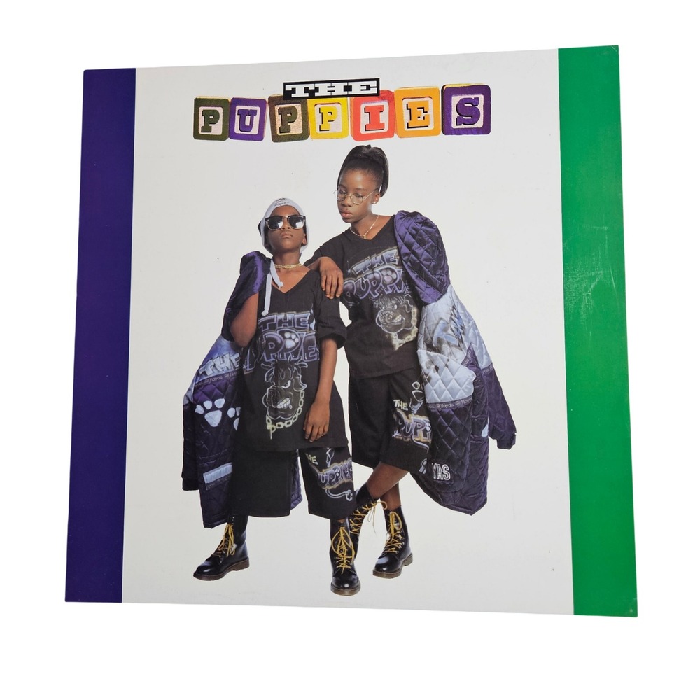 The Puppies Self Titled VTG 1994 Promo‎ Flat Poster 12x12 Double Sided Hip Hop